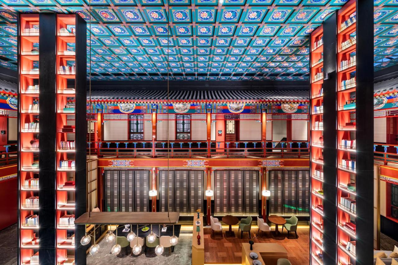 Manxin Mansion Drum Tower Courtyard Peking  Buitenkant foto